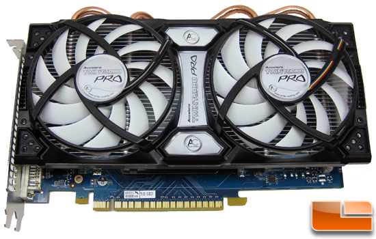 ECS GeForce GTS 450 Black Series graphics card with a dual-fan cooler